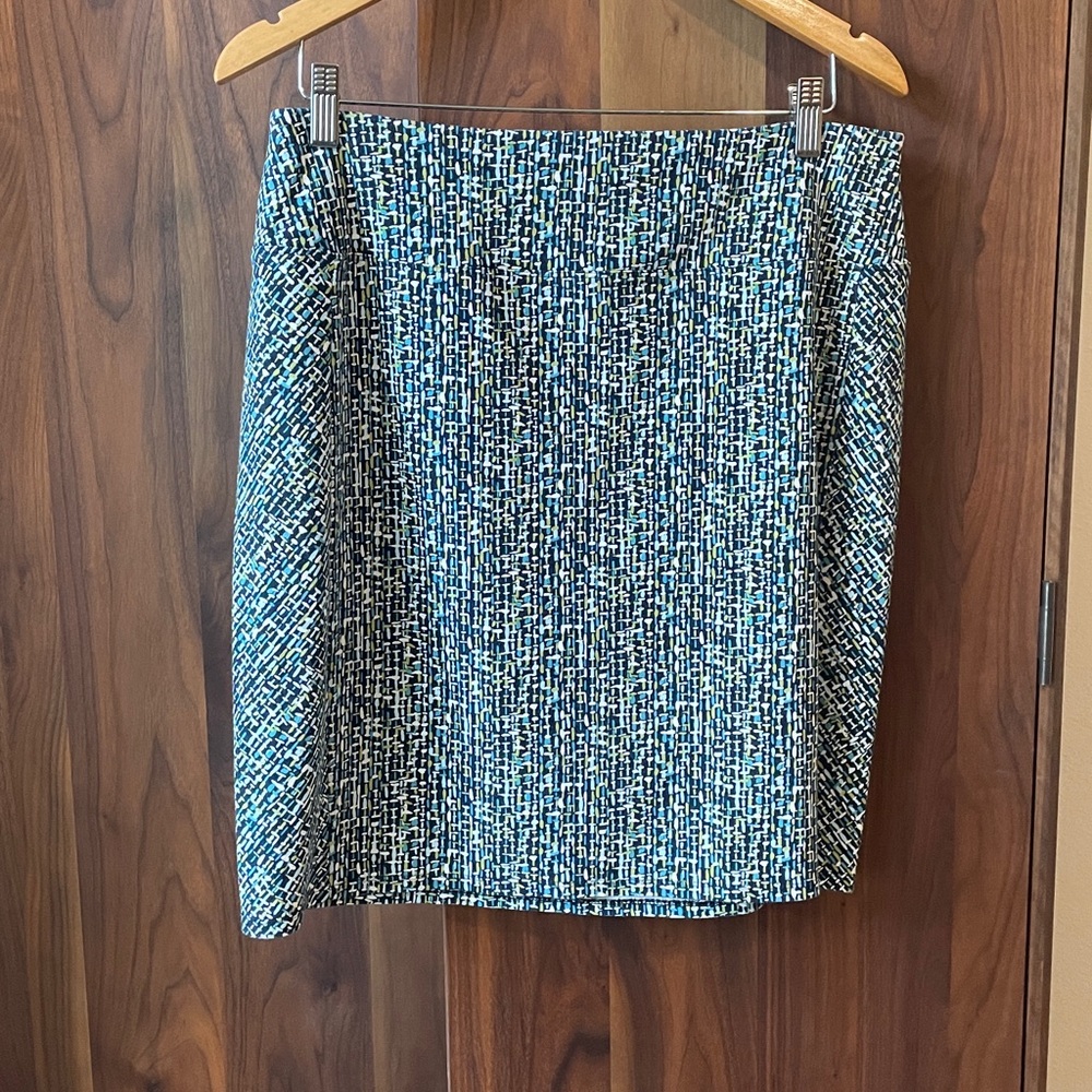 J. Jill Wearever Multicolor pencil Skirt